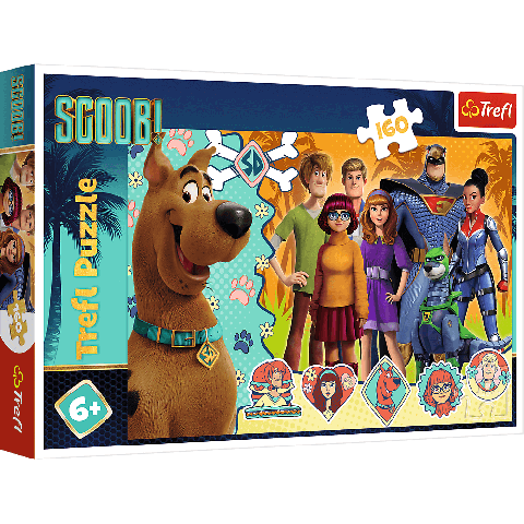 Puzzle Trefl Scooby Doo, Scooby in actiune 160 piese