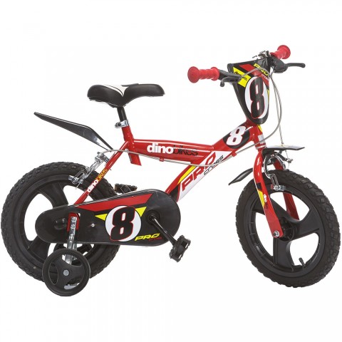Bicicleta copii Dino Bikes 16" Pro-cross rosu