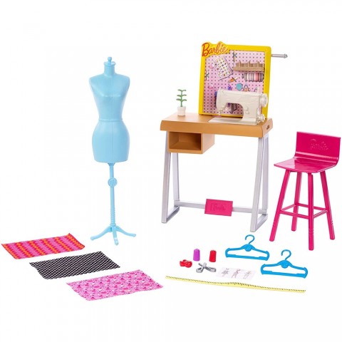 Set Barbie by Mattel I can be Croitorie FXP10 cu accesorii