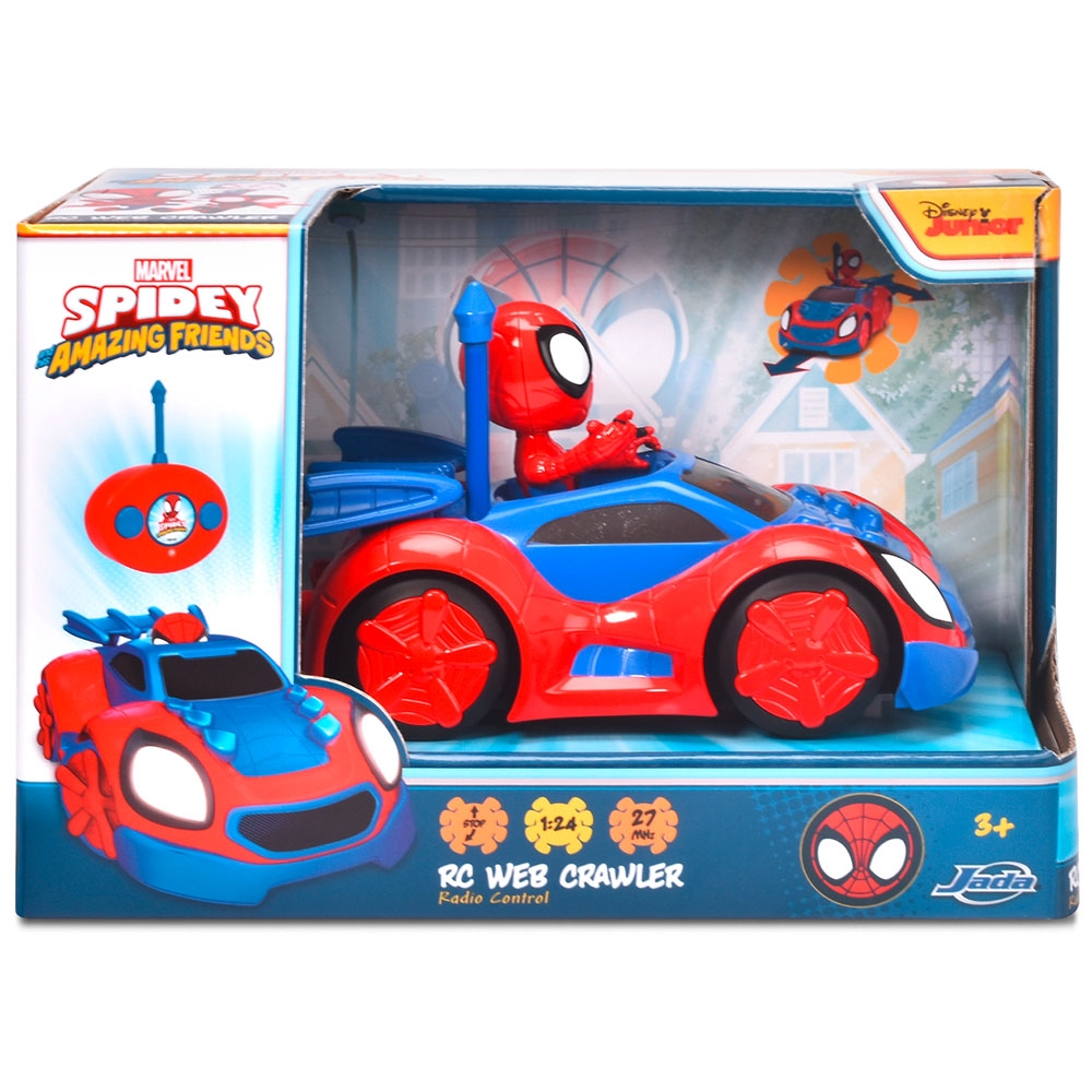 Masina Jada Toys RC Spidey Web Crawler 1:24 17 cm cu telecomanda